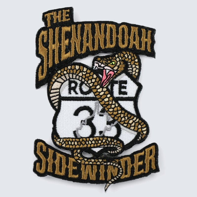 Motorcycle - The Shenandoah Sidewinder snake - Embroidered lanyard